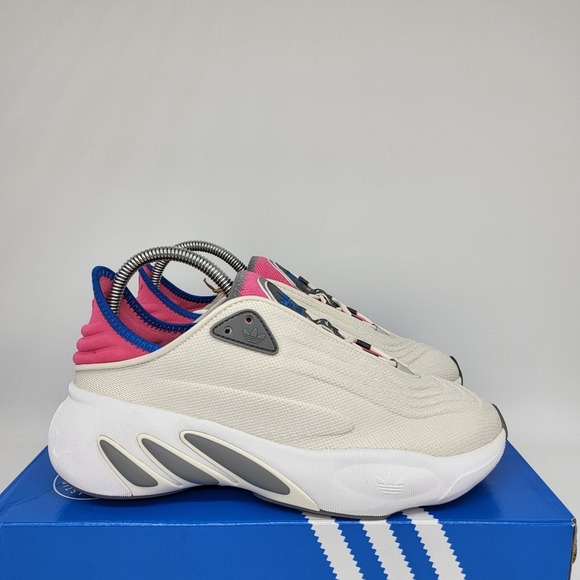 New Adidas adiFOM SLTN 'Cream Pink White' Women's Running Shoes Size 7 - Picture 3 of 9